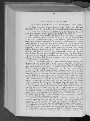 Sitzung am 21. März 1893.