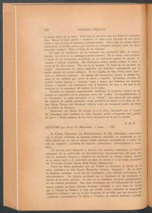 "Sangama", por Arturo D. Hernández