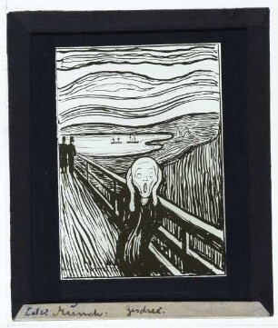 Munch, Der Schrei (Motiv, Serie),Munch, Der Schrei (Druck)