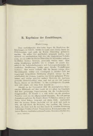 B. Ergebnisse der Ermittlungen