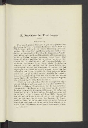 B. Ergebnisse der Ermittlungen
