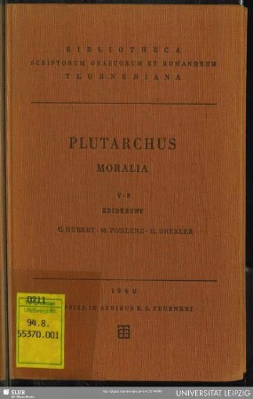 5,3: Plutarchi Moralia