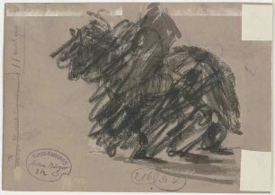 Ein Reiter zu Pferd (verworfen)