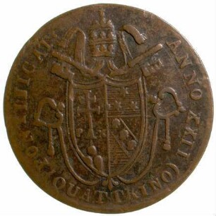 Münze, Quattrino, 1821