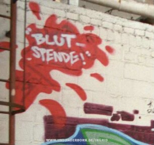 "BLUT-SPENDE!"