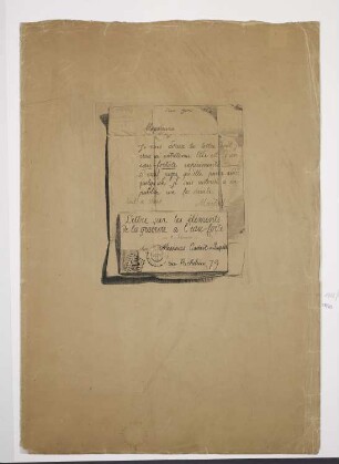 Lettre sur les éléments de la gravure à l'eau-forte, Titelblatt der Folge "Lettre sur les éléments de la gravure à l'eau-forte"