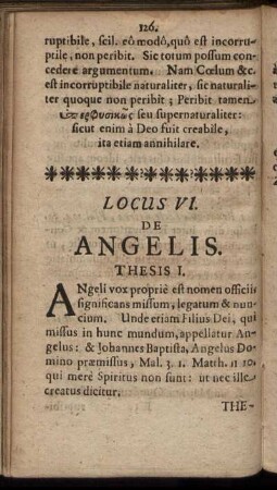 Locus VI. De Angelis.