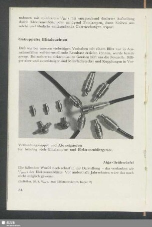 Gekuppelte Blitzleuchten