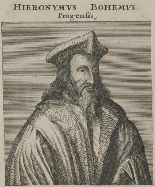 Bildnis des Hieronymus Bohemus Pragensis