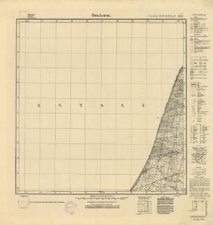1540 (alte Nr.: 309) Ibenhorst, Meßtischblatt (4cm - Karte)