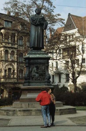 Eisenach. Luther-Denkmal. Frontalansicht