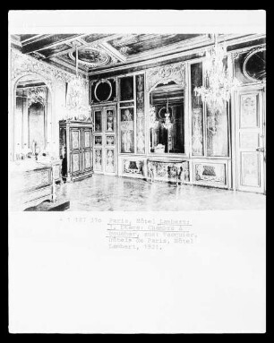 Hôtel Lambert — Chambre à coucher