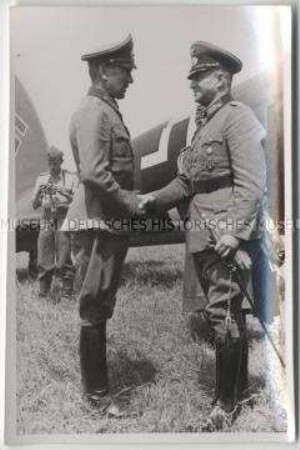 Generaloberst Eugen von Schobert und Generaloberst Walther von Brauchitsch