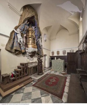 San Francesco di Paola dei Calabresi, Überwölbter Chorraum hinter dem Hochaltar