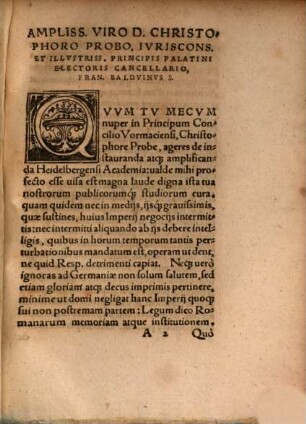 Francisci Baldini Ivriscons. Cato, Sive Commentarivs Ad Regvlam Catonianam