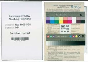 Entnazifizierung Herbert Burrichter , geb. 15.08.1921 ()