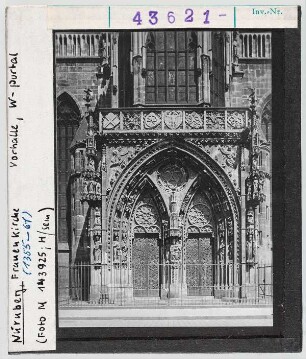 Frauenkirche: Westportal, Vorhalle (Foto-Marburg Nr. 143925)