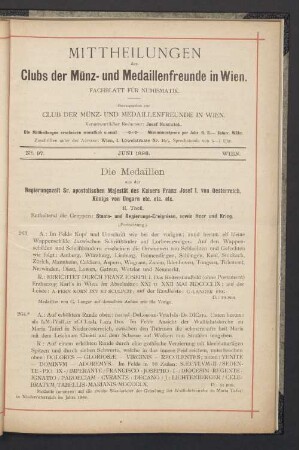 N° 97. Juni 1898