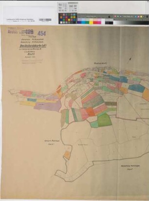 Kirchveischede (Lennestadt), Umlegung Benolpe, Besitzstandskarte (alt) Bl.2