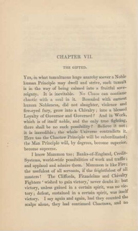 Chapter VII. The Gifted