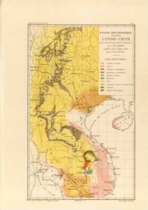 Essai de carte géologique de la partie de l'Indo-Chine