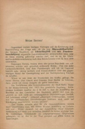 Meine Herren!