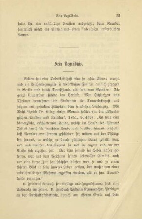 Sein Begräbnis