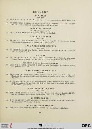 Gemälde (Nr. 151-162)