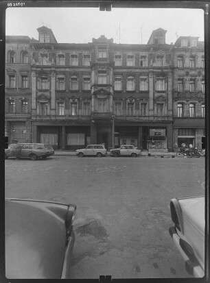 Leipzig-Zentrum, Gottschedstraße 9. Wohnhaus mit Laden (1899). Straßenfront