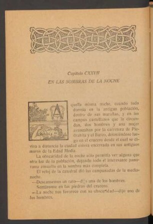 Capítulo CXXVII - En las sombras de la noche