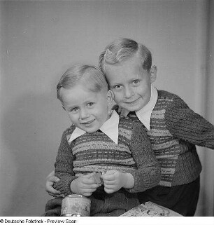 Doppelporträt zweier Brüder
