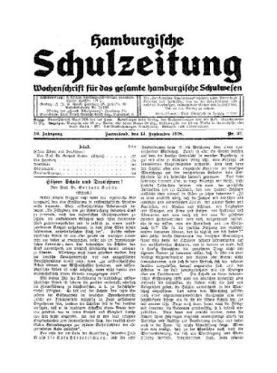 Höhere Schule und Deutschtum! : (Schluß)