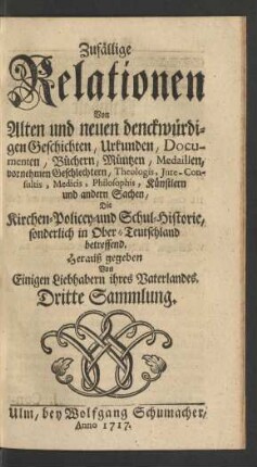 Dritte Sammlung