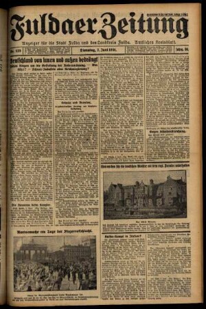 Ausgabe vom Dienstag, den 02. Juni 1931.