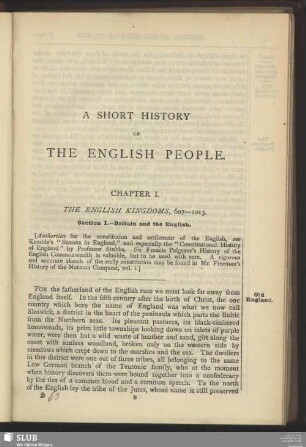 Chapter I. The English Kingdoms, 607 - 1013