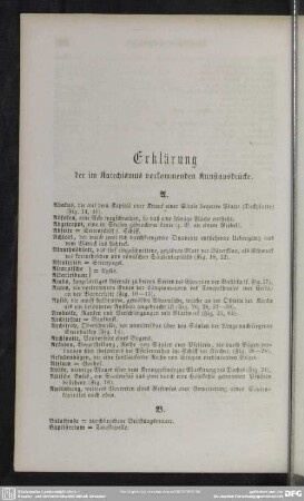 Erklärung der im Katechismus vorkommenden Kunstausdrücke