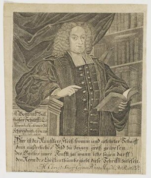 Bildnis des Gottfried Balthasar Scharff