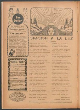 Oración a la luz : Fragmento