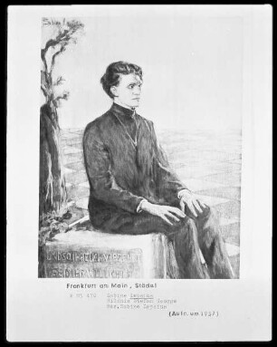 Bildnis des Dichters Stefan George (1868-1933)