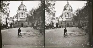 Paris. Place de la Sorbonne und Chapelle de la Sorbonne