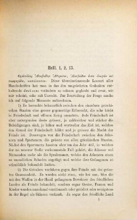 Erklärung einiger Stellen aus Xenophons griechischer Geschichte