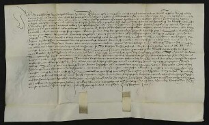 Der Wirt und Ulmer Bürger Johann Schlögel verkauft dem Ulmer Bürger Johann Ungelter 1 Jauchert Acker in Offenhausen [Stadt Neu-Ulm] zwischen Äckern des Jakob Negelin und der Witwe des Johann Schaler. Der Acker ist zehntpflichtig, ansonsten aber unbelastetes Eigengut. Dafür hat er von dem Käufer 68 Gulden Ulmer Währung erhalten. Er übernimmt daher die Gewährleistung für den Verkauf.