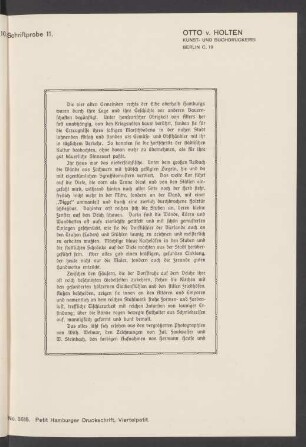 Schriftprobe 11. - 20.