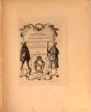 Armorial des villes, bourgs, et communautés de la Lorraine et du Barrois
