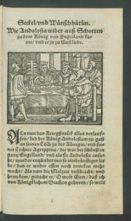 Wie Andolosia wider auß Schotten zu dem König von Engelland kame/ und er in zu Gast lude.