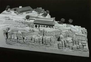 Rathen, Bergrestaurant Bastei, Modell, 1980