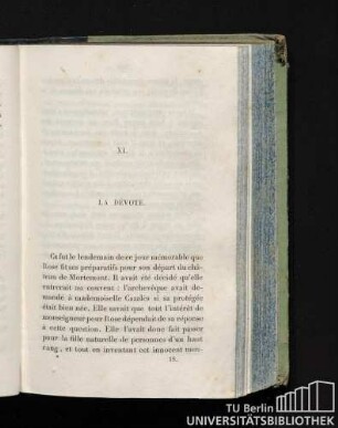 XI. La Dévote.