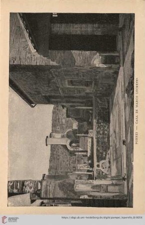 Pompei – Casa di Marco Lucrezio – Maison de Marco Lucrezio. – House of Marcus Lucretius. – Haus des Marco Lucrezio.