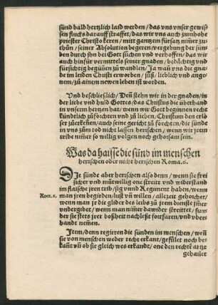 Was da haisse die sünd im menschen herrschen oder nicht herrschen Roma. 6.