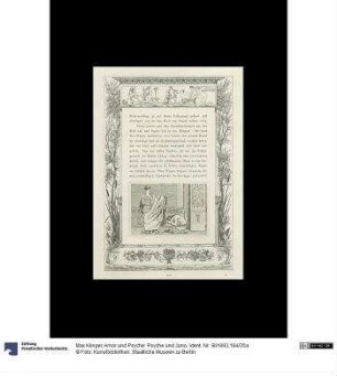 Amor und Psyche: Psyche und Juno